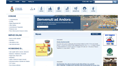 Desktop Screenshot of comune.andora.sv.it